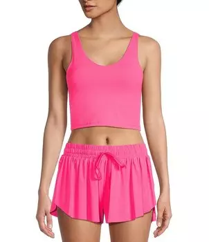 Майка GB Active-Coordinating с овальным вырезом, розовый