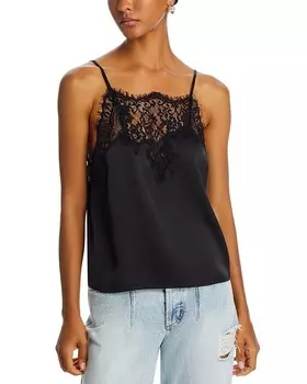 Майка Generation Love Alisa с кружевной отделкой, черный