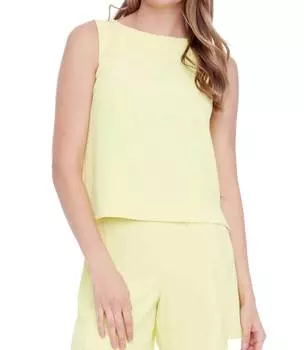 Майка Gianna Solid Vegan Silk в цвете Lime I Love Tyler Madison