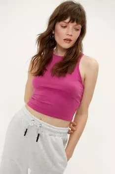 Майка-гонщик Nasty Gal, розовый