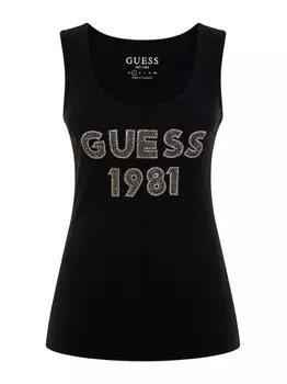 Майка Guess LOGO, черный