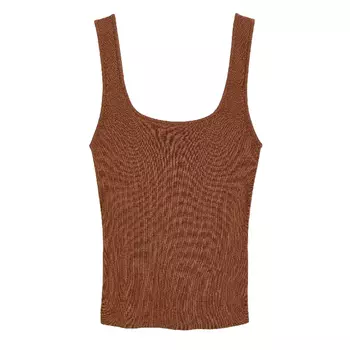 Майка H&M, коричневый