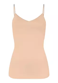 Майка Hanro BH Hemd Cotton Seamless, бежевый