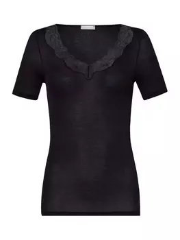 Майка Hanro Lace Delight Kurzarm, черный