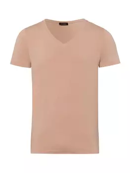 Майка Hanro V Shirt Cotton Superior, бежевый