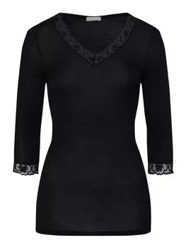 Майка Hanro Woolen Lace, черный