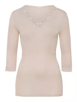 Майка Hanro Woolen Lace, нюд