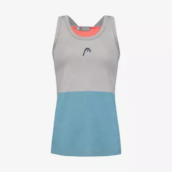 Майка Head, цвет grau/elektroblau