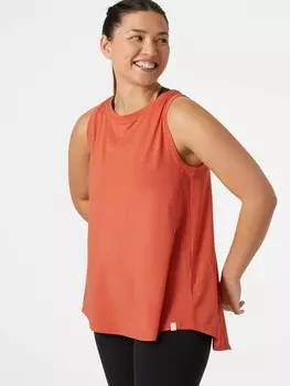 Майка Helly Hansen W TECH SPLIT BACK, оранжевый