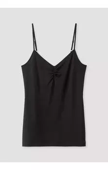 Майка Hessnatur Spaghetti Top, черный