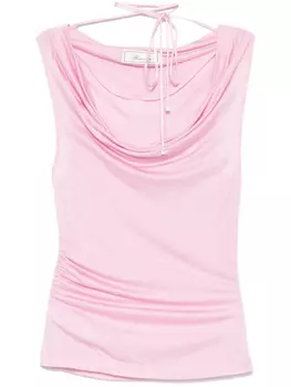 Майка-хомутик Blumarine, розовый