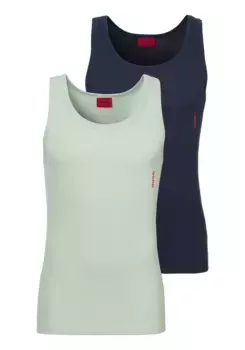 Майка HUGO Underwear "TANK TOP TWIN PACK 10217231 04" (2 шт. в упаковке, 2 шт. в упаковке), в наборе 2 шт, цвет Open Miscellaneous 983