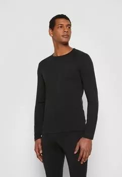 Майка Icebreaker 100% MERINO 200 LS CREWE, цвет Black