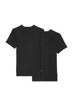 Майка Iconic Rib, 2 шт, тонкая резинка, мужская Marc O'Polo, черный