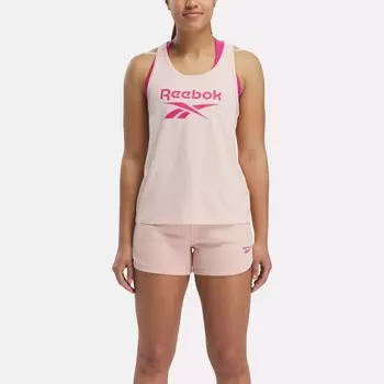 Майка Identity с большим логотипом Reebok, розовый
