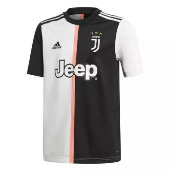 Майка игровая Adidas JUVE H JSY, черный/белый
