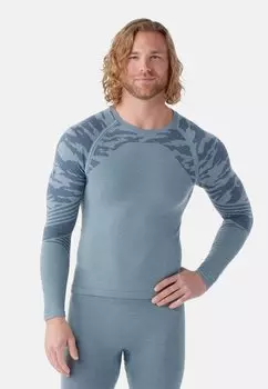 Майка Intraknit Active Base Layer Long Sleeve Smartwool, цвет lead