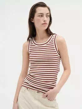 Майка InWear Dagna Stripe, вишневое красное дерево