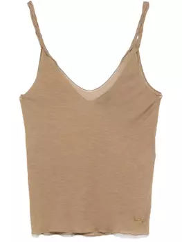 Майка из бамбука TOM FORD, коричневый