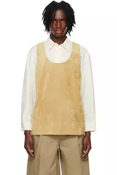 Майка из бежевого бархата System