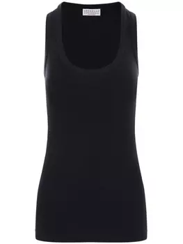 Майка из джерси Brunello Cucinelli, черный