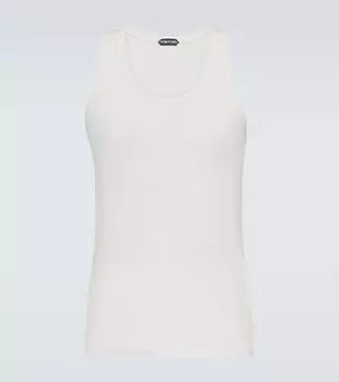 Майка из джерси Tom Ford, белый