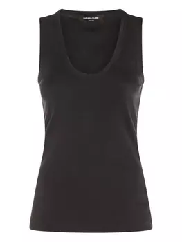 Майка из хлопка Fabiana Filippi, синий