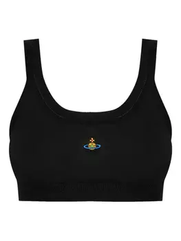 Майка из хлопка Vivienne Westwood, черный