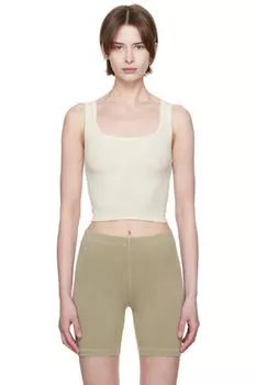 Майка из хлопка в рубчик Off-White SKIMS