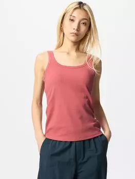 Майка из хлопкового бюстгальтера airism Uniqlo, красный