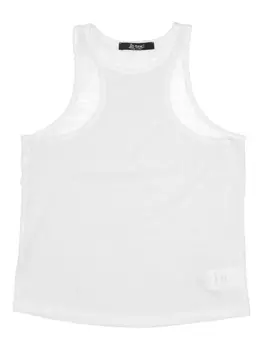 Майка из хлопкового джерси LA ROSE, белый