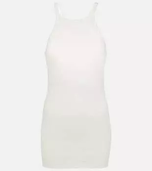 Майка из хлопкового джерси Rick Owens, белый