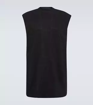 Майка из хлопкового джерси Rick Owens, черный