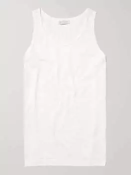 Майка из хлопкового джерси SUNSPEL, белый