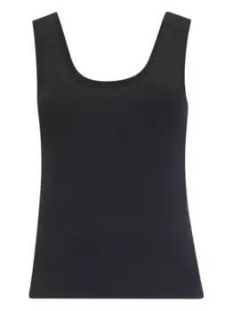 Майка из хлопковой смеси Brunello Cucinelli, черный