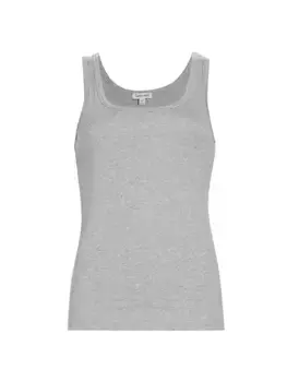 Майка из хлопковой смеси Splendid, серый