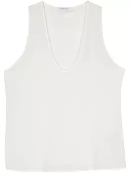 Майка из крепдешина Patrizia Pepe, белый