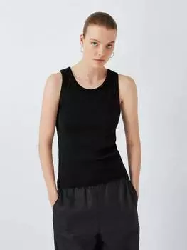 Майка из органического хлопка John Lewis, черный