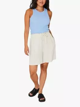 Майка из ребристого трикотажа A-VIEW, светло-синий