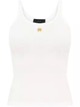Майка из ребристой вязки AMIRI, белый