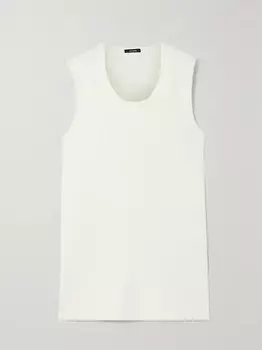 Майка из шелковой смеси Joseph, слоновая кость