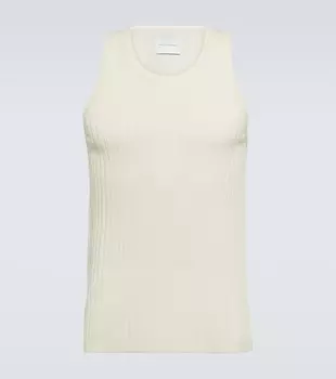 Майка из шерсти King & Tuckfield, белый