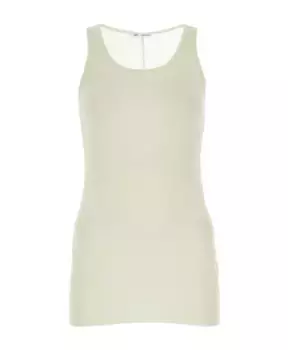 Майка из смесовой вискозы Ami Paris, бежевый