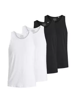 Майка Jack & Jones, черный/белый