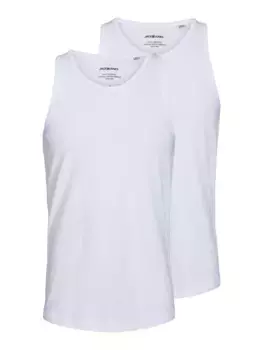 Майка Jack & Jones "JACBASIC TANKTOP 2 PACK NOOS", белый