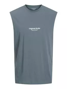 Майка JACK & JONES Shirt JORVESTERBRO, дымно-синий