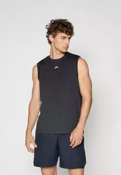 Майка JACK SLEEVELESS TEE J.LINDEBERG Sports, черный