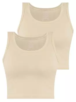 Майка Janice Top Namlea, бежевый