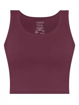Майка Janice Top Namlea, темно-красный