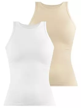 Майка Janice Top Nauta, цвет beige/white